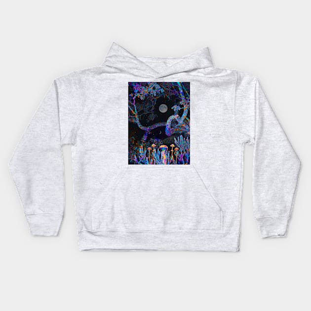 5th Dimension Kids Hoodie by Cajuca